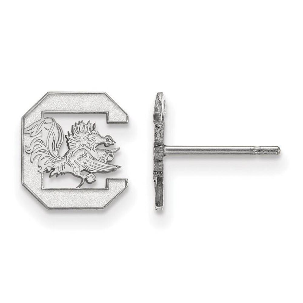 Sterling Silver U of South Carolina XS (Tiny) Post Earrings